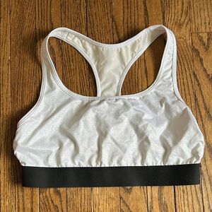 Victoria’s Secret Sport White Shimmer Sports Bra